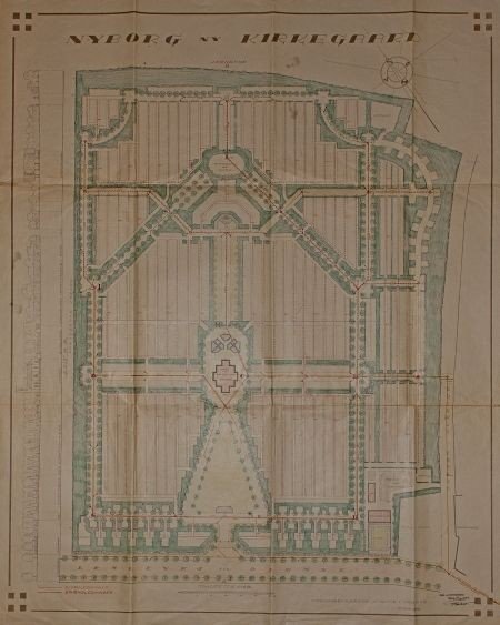 Assistenskirkegård oprindelig plan